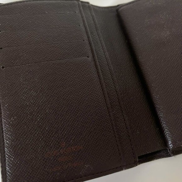 Louis Vuitton Damier Ebene French Kisslock Wallet - Picture 9 of 10